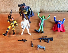 Mixed Action Figure Lot Batman Superman Robin Alien Soldier  Vintage Toys comprar usado Mixed Action Figure Lot Batman Superman Robin Alien Soldier  Vintage Toys comprar usado  Enviando para Brazil