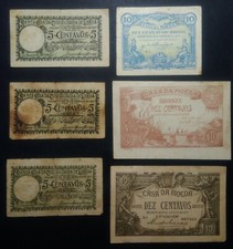 Lote Portugal 6x Cedulas "Santa Casa Misericórdia" + "Casa da Moeda" Muito bom estado comprar usado  Enviando para Brazil