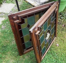 Vitraux anciens verre d'occasion  Gergy