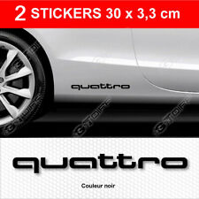 Quattro stickers black for sale  Shipping to Ireland