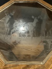 Etched glass deer for sale  Medford