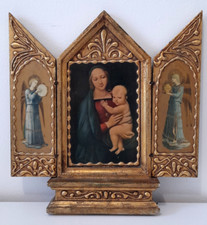Ancien triptyque religieux d'occasion  Saint-Brevin-les-Pins