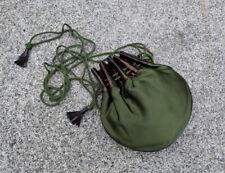 Bolsa de mão YVES SAINT LAURENT 1970s vintage verde tecido bronze couro borla comprar usado  Enviando para Brazil