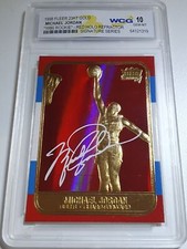 1998 Fleer 23KT Ouro Michael Jordan REFRATOR HOLOGRÁFICO VERMELHO Design RC - Estado perfeito 10, usado comprar usado  Enviando para Brazil