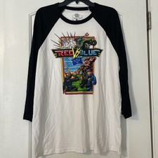 Camiseta de beisebol rara vermelha vs azul dentes de galo gráfica ravina de sangue tamanho XXL comprar usado  Enviando para Brazil