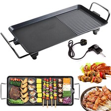 Elektryczny blat grillowy grill stołowy teppanyaki grill płyta do pieczenia grill elektryczny, używany na sprzedaż  Wysyłka do Poland