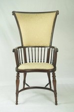 High back mahogany for sale  UK