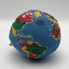 Chocalho de algodão Hugg-A-Planet World Globe Plush 6” Peace Toys comprar usado  Enviando para Brazil