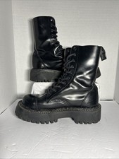 Botas de combate Shellys Rangers England tamanho 8 masculinas tamanho 9.5 femininas 10 ilhós, usado comprar usado  Enviando para Brazil