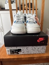 Nike Air Jordan 4 retrô azul militar 2024 tamanho 7y bom estado HF4281 141 comprar usado  Enviando para Brazil
