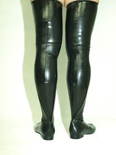 Bottes latex overkne d'occasion  Expédié en France