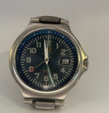 Relógio de quartzo masculino vintage Guess aço 45 mm para coroa comprar usado  Enviando para Brazil