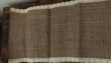 Tischläufer jute spitze gebraucht kaufen  Deutschland