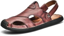 leather mens 10 sandals for sale  Wauconda