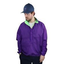 Jaqueta masculina roxa grande vintage anos 90 Patagonia reversível glissade pulôver Snap-T comprar usado  Enviando para Brazil