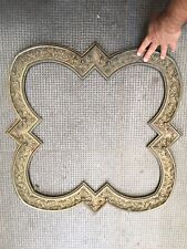 QUADRO DOURADO ESCULPIDO DECORAÇÃO FOLHAGEM DO SÉCULO XIX muito bonita folha de planta, usado comprar usado  Enviando para Brazil