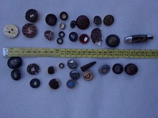 Trachtenknöpfe konvulent horn gebraucht kaufen  Braunschweig