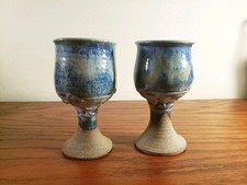 Wine goblets pottery for sale  Jackson