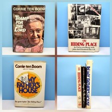 Vintage Corrie Ten Boom LOT The Hiding Place Tramp For Lord Hardcover Dust Cover comprar usado  Enviando para Brazil