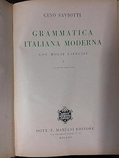 Grammatica italiana moderna usato  Vejano