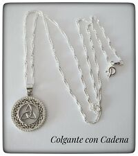 TRIQUETA CELTA COLGANTE PLATA DE LEY CELTA SILVER TRIQUETA PENDANT PLATA LEY comprar usado  Enviando para Brazil
