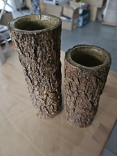 Teelichthalter baumstamm ptik gebraucht kaufen  Bergisch Gladbach