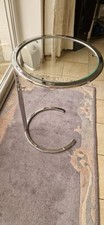 Beistelltisch chrom glasplatte gebraucht kaufen  Muldestausee