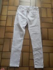Jean femme blanc d'occasion  Saint-Aubert