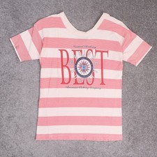 Usado, Camiseta manga curta vintage anos 90 Academia Náutica Sociedade Marinha pequena vermelha branca comprar usado  Enviando para Brazil