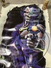 Lote de pôsteres porta 1987 Iron Maiden seis pés (2) 75” X 25” 1998 Seventh Sons 34x22 comprar usado  Enviando para Brazil