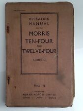 Operational manual morris for sale  WIRRAL