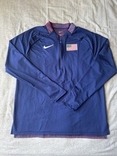 Pulôver Nike USA Team MADE IN USA Running Pro Elite 1/2 zíper Ao8721-492 masculino GG comprar usado  Enviando para Brazil