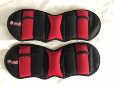 Par de pesos de tornozelo DANSKIN NOW 2,5 libras Ea - neoprene preto vermelho comprar usado  Enviando para Brazil