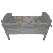 17" Branco 4 pernas Boneca Berço Ursinhos Tecido Acolchoado & Balões FR8 comprar usado  Enviando para Brazil