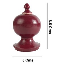 Caja De Madera Vermellón Hecha A Mano India Decorativa Multiuso I71-1126 comprar usado  Enviando para Brazil