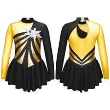 Usado, Strass com lantejoulas para crianças meninas dança balé leoatardos patinação no gelo collant brilhante comprar usado  Enviando para Brazil
