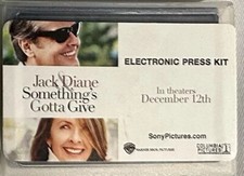 Kit de imprensa eletrônica Sony Pictures Something’s Gotta Give no DAT comprar usado  Enviando para Brazil
