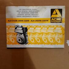 Acme motori aln usato  Italia