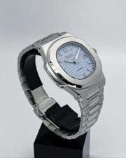 Usado, Seikmod Nautilus Style NH35 Automatic Sapphire Light Blue Dial Watch comprar usado  Enviando para Brazil
