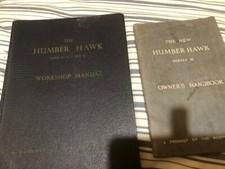 Humber hawk workshop for sale  INVERNESS