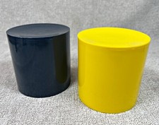 Coppia barattoli plexiglas usato  Ravenna