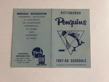 O mais raro 1967-68 1º ano Pittsburgh Penguins Marchase cronograma de refrigeração comprar usado  Enviando para Brazil