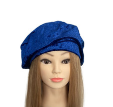 Velvet beret royal for sale  BEDFORD