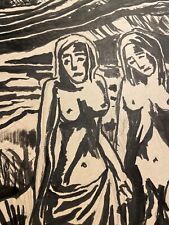 Espressionismo gouache china usato  Roma
