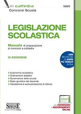 Legislazione scolastica manual usato  Italia