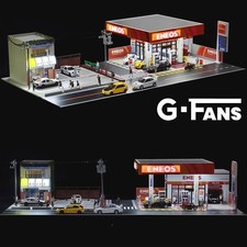 G-Fans 1/64 Diorama Auto Garaż Model LED City Parking Model Display Case na sprzedaż  Wysyłka do Poland