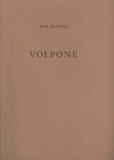 Jonson ben volpone usato  Torino