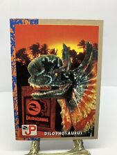 1993 Cartão TOPPS JURASSIC PARK - #4 Dilophosaurus comprar usado  Enviando para Brazil