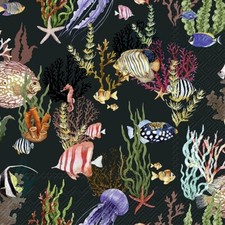 Servietten bunte fische gebraucht kaufen  Frankfurt am Main