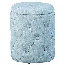 Pouf rangement capitonné d'occasion  Mouans-Sartoux